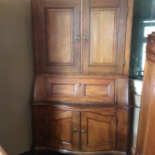 Eckschrank Barock Eiche 1